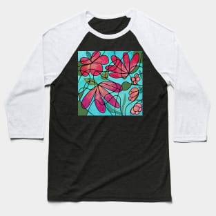 NEUROGRAPHIC FLOWERS WATERCOLORS Baseball T-Shirt